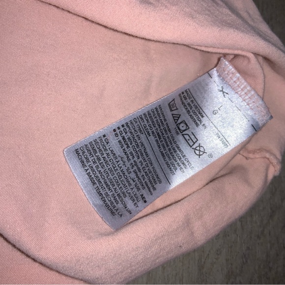 (Bin 7)  Old navy fitted adjustable strap cami (pink), Size L - Picture 4 of 4